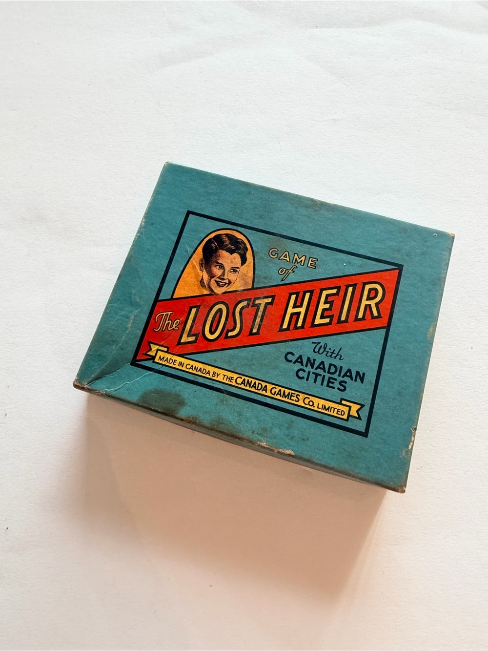 Vintage The Lost Heir Canadian Cities Card Game Canada Games Co.